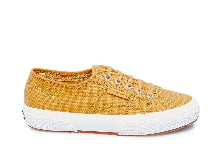 Superga 2750 Cotu Classic Mustard Fabric - Womens Superga Classic Shoes